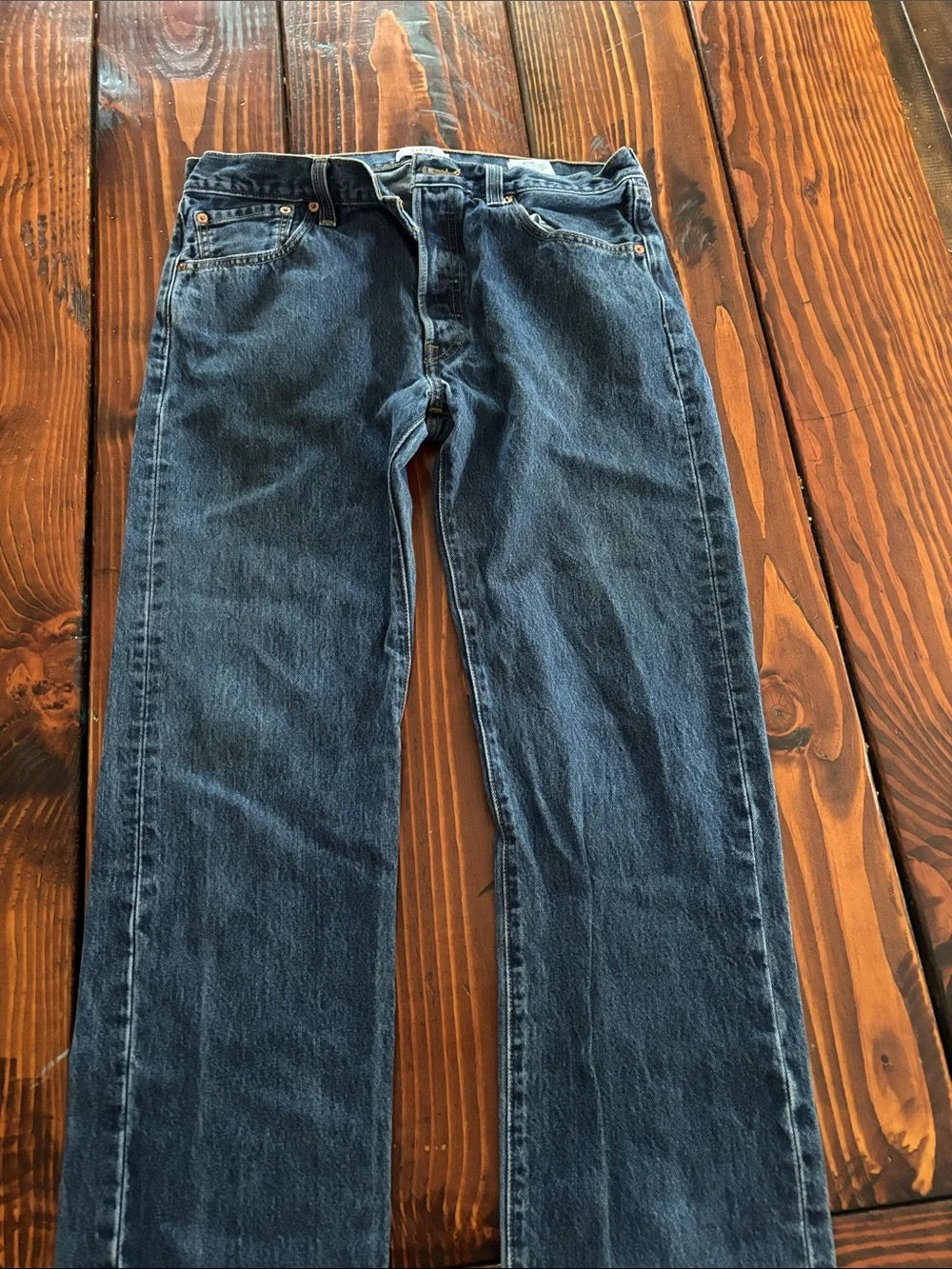 Levi's 501 Men's Dark Blue Straight Jeans